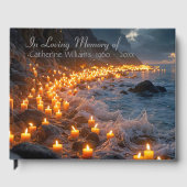 A sea of candlelights, Funeral Condolence ゲストブック (正面)