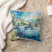 A Sea Port クッション (ブランケット)