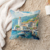 A Sea Port クッション (ブランケット)