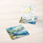 A Sea Port スクエアペーパーコースター (インサイチュ)