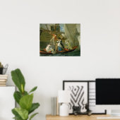 A Sealor'結婚したs Addeeu, c.1800 (パネル上の油) ポスター (ホームオフィス)