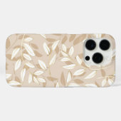 A seamless pattern featuring stylized leaves Case-Mate iPhoneケース (裏面 (横))