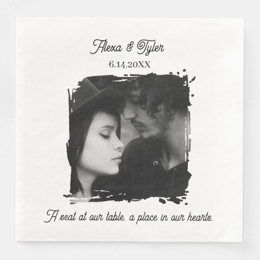 A Seat at our Table | Photo Template Wedding (正面)