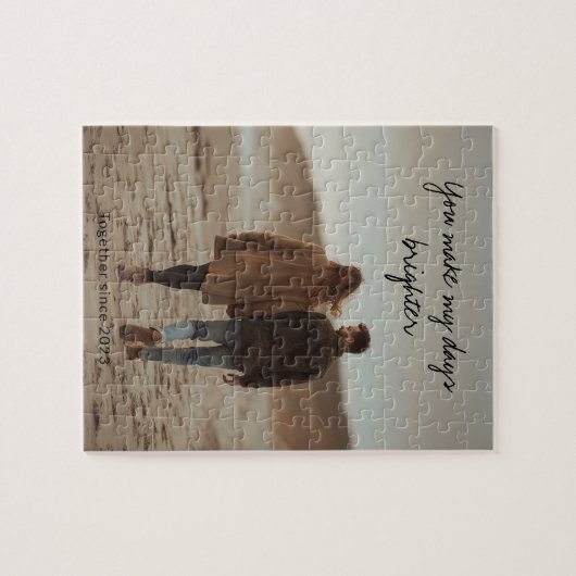 A Secret Message of Love – Personalized Valentine ジグソーパズル (横)