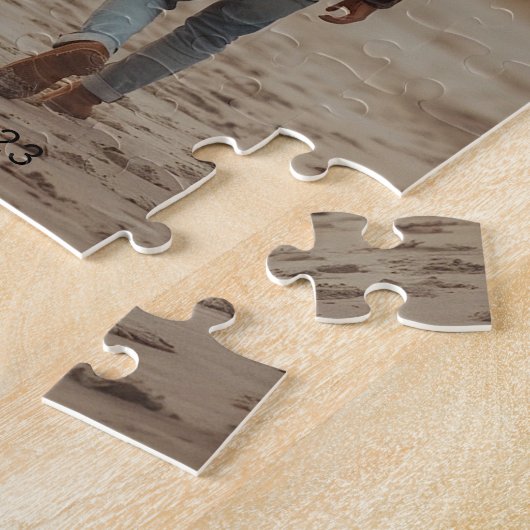 A Secret Message of Love – Personalized Valentine ジグソーパズル (側面)