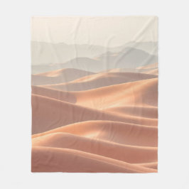 A Serene and Stunning Desert Landscape Featuring R フリースブランケット