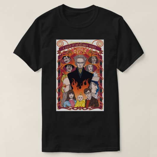 A Series of Unfortunate Events Art Print Tシャツ (デザイン正面)