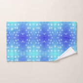 A set of vibrant blue and turquoise towels  バスタオルセット (ハンドタオル)