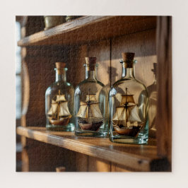A Shelf of Ships in a Bottle  ジグソーパズル
