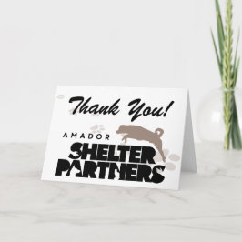 A-SHELTERパートナーのロゴありがとう サンキューカード