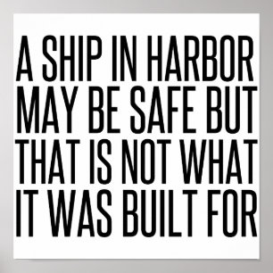 A Ship Safe In Harbor目的の設計ではない.pn ポスター