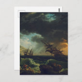 A Shipwreck in Stormy Seas by Claude-Joseph Vernet ポストカード (正面/裏面)
