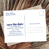A Shore Thing Photoビーチ結婚式日付を保存 案内ポストカード