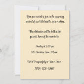 A Shower is Brewing Baby Digital Download Invite 招待状 (裏面)