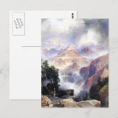 A Showery Day, Grand Canyon - 1919 ポストカード (正面/裏面)