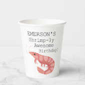 A Shrimp-ly Awesome Birthday 紙コップ (正面)