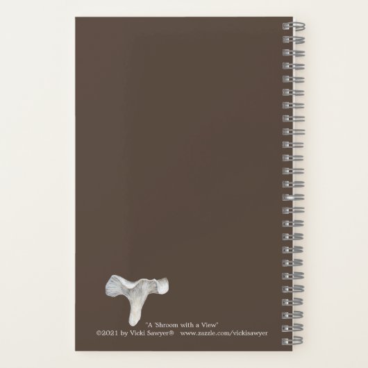 A 'Shroom with a View notebook ノートブック (裏面)