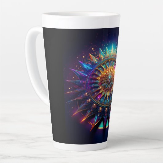 A Sierpinski Gasket Fractal カフェラテマグ (左アングル)