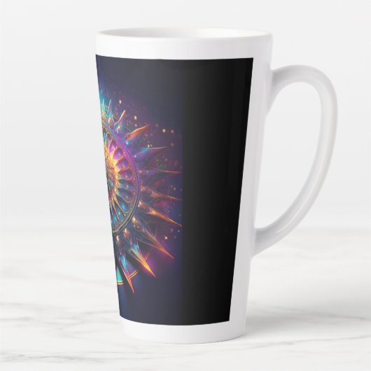 A Sierpinski Gasket Fractal カフェラテマグ (右)