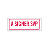 À SIGNER SVP セルフインキングスタンプ (デザイン)