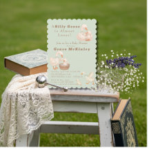 A Silly Goose（ばかげたガチョウ） はほとんど緩いグリーンのベイビーシャワー