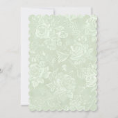 A Silly Goose Green Baby shower サンキューカード (裏面)