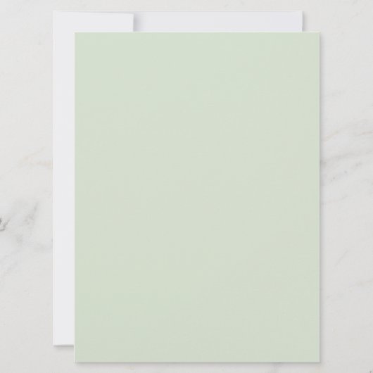 A Silly Goose Green Guess Who Game card 招待状 (裏面)