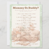 A Silly Goose Green Guess Who Game card 招待状 (正面)