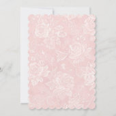 A Silly Goose Pink Baby shower サンキューカード (裏面)