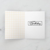 A Silly Goose told me it's your Birthday カード (内部)