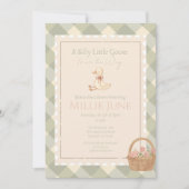 A Silly Little Goose Is on the Way Shower invite 招待状 (正面)