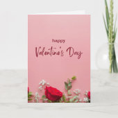 A simple but pretty valentine's Day Card カード (正面)