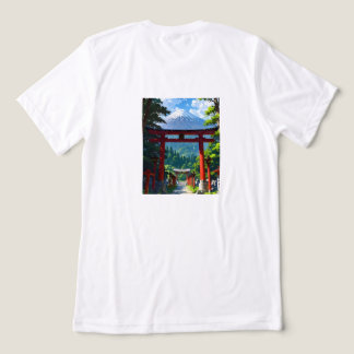 a simple classic t-shirt with a cartoon  トライブレンドＴシャツ