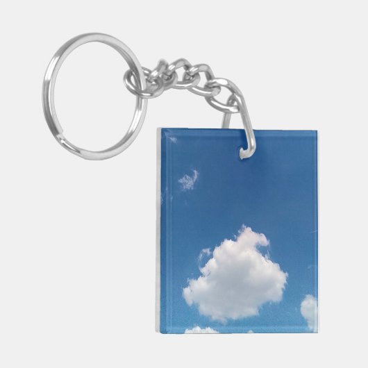 A simple cloud キーホルダー (正面左)