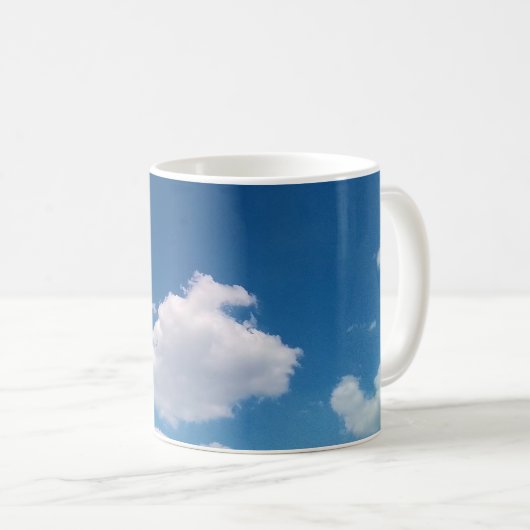 A simple cloud コーヒーマグカップ (正面右)