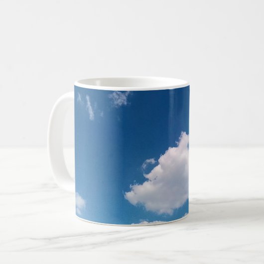 A simple cloud コーヒーマグカップ (正面左)