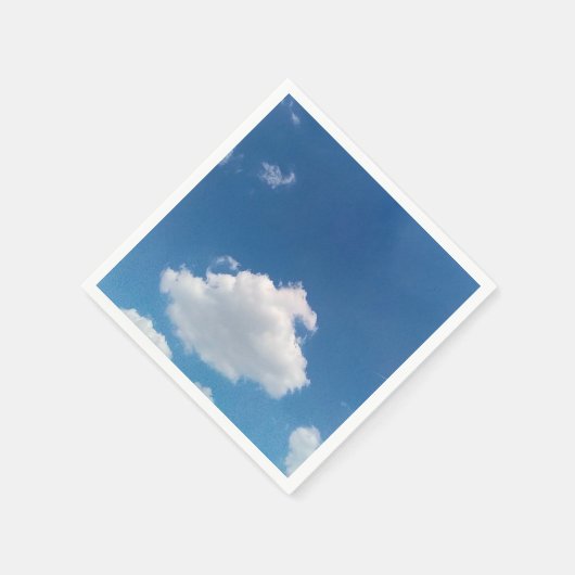 A simple cloud スタンダードカクテルナプキン (角)