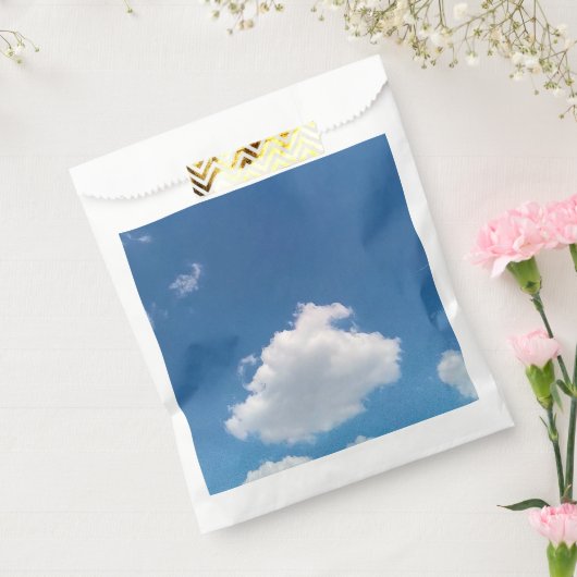 A simple cloud フェイバーバッグ (封をした状態)