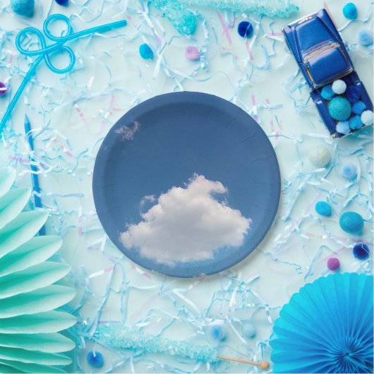 A simple cloud ペーパープレート (パーティー)