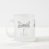 A SIMPLE DRAGONFLY FROSTED MUG フロストグラスマグカップ (左)