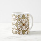  A Simple Elegant Floral Vine Pattern コーヒーマグカップ (正面右)