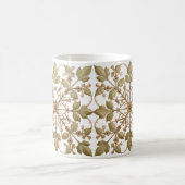  A Simple Elegant Floral Vine Pattern コーヒーマグカップ (中央)