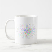  A Simple Elegant Floral Vine Pattern コーヒーマグカップ (左)
