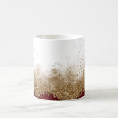  A Simple Elegant Floral Vine Pattern コーヒーマグカップ (中央)