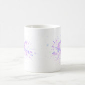  A Simple Elegant Floral Vine Pattern コーヒーマグカップ (中央)