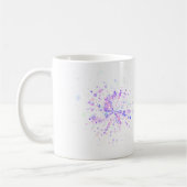  A Simple Elegant Floral Vine Pattern コーヒーマグカップ (左)