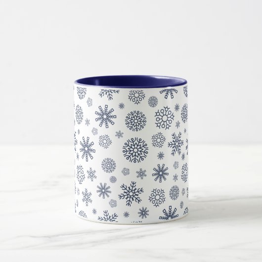  A Simple Elegant Floral Vine Pattern マグカップ (中央)