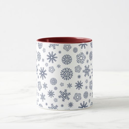  A Simple Elegant Floral Vine Pattern マグカップ (中央)