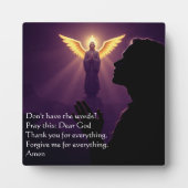 A Simple Prayer フォトプラーク (正面)