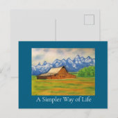 A Simpler Way of Life  ポストカード (正面/裏面)